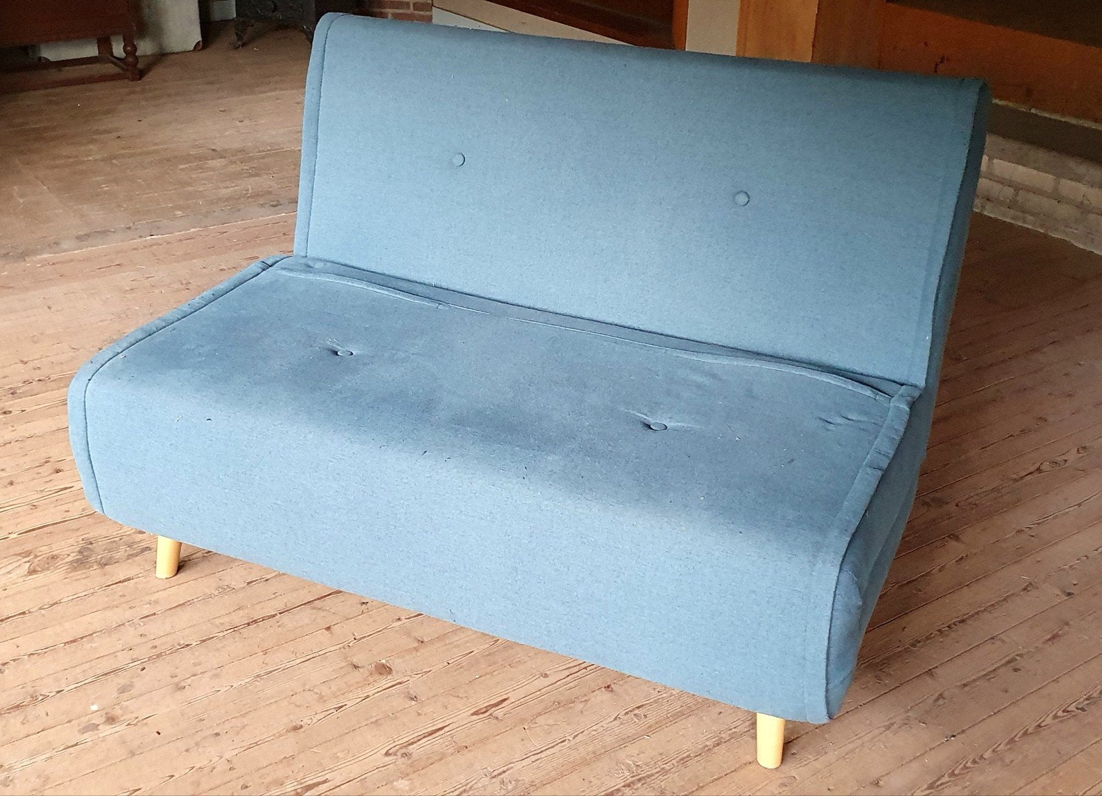 Slaapbank Vintage Retro Style, Huis en Inrichting, Slaapkamer | Slaapbanken, Ophalen, Tweepersoons, 140 cm