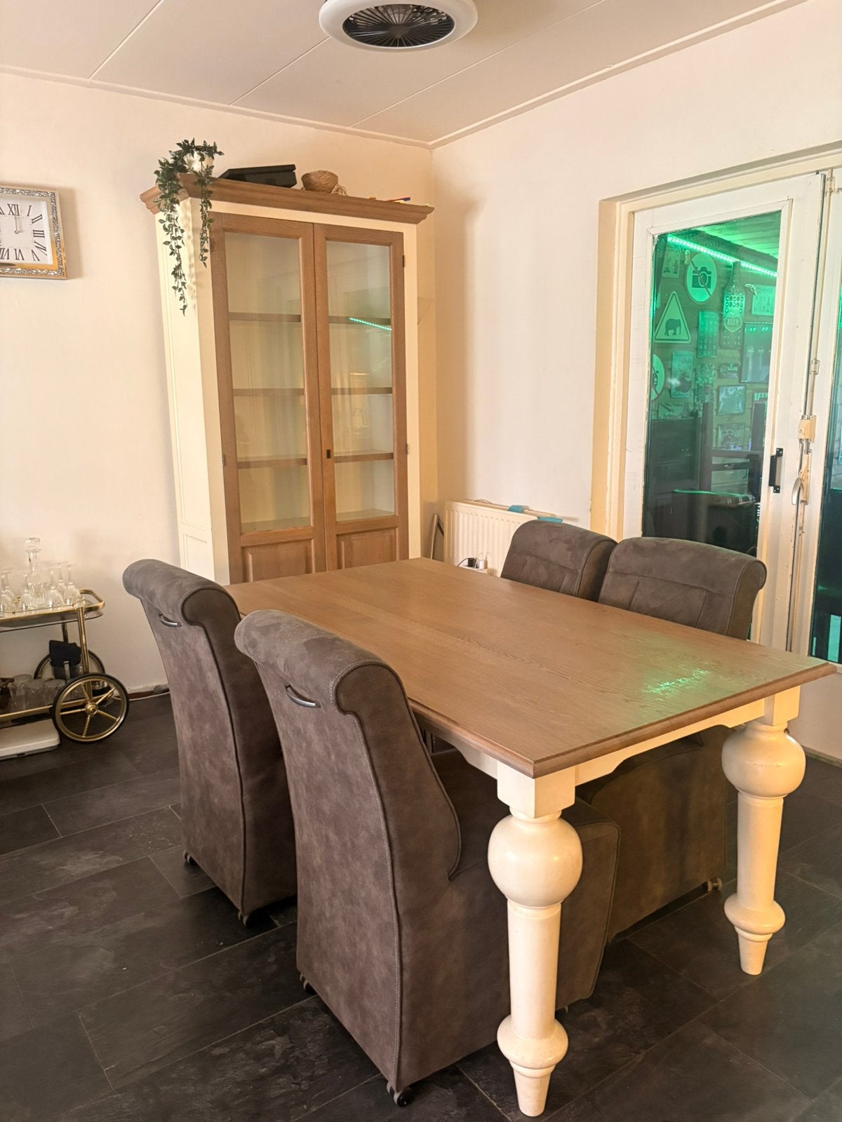 Compleet meubel set, Ophalen of Verzenden, Gebruikt, Modern, 4 tot 6 stoelen