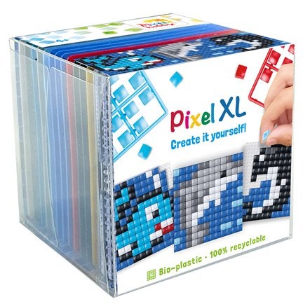 Pixelhobby Create it yourself XL kubusset 24216 ocean 6,2 cm, ., Dieren, Nieuw, Ophalen of Verzenden