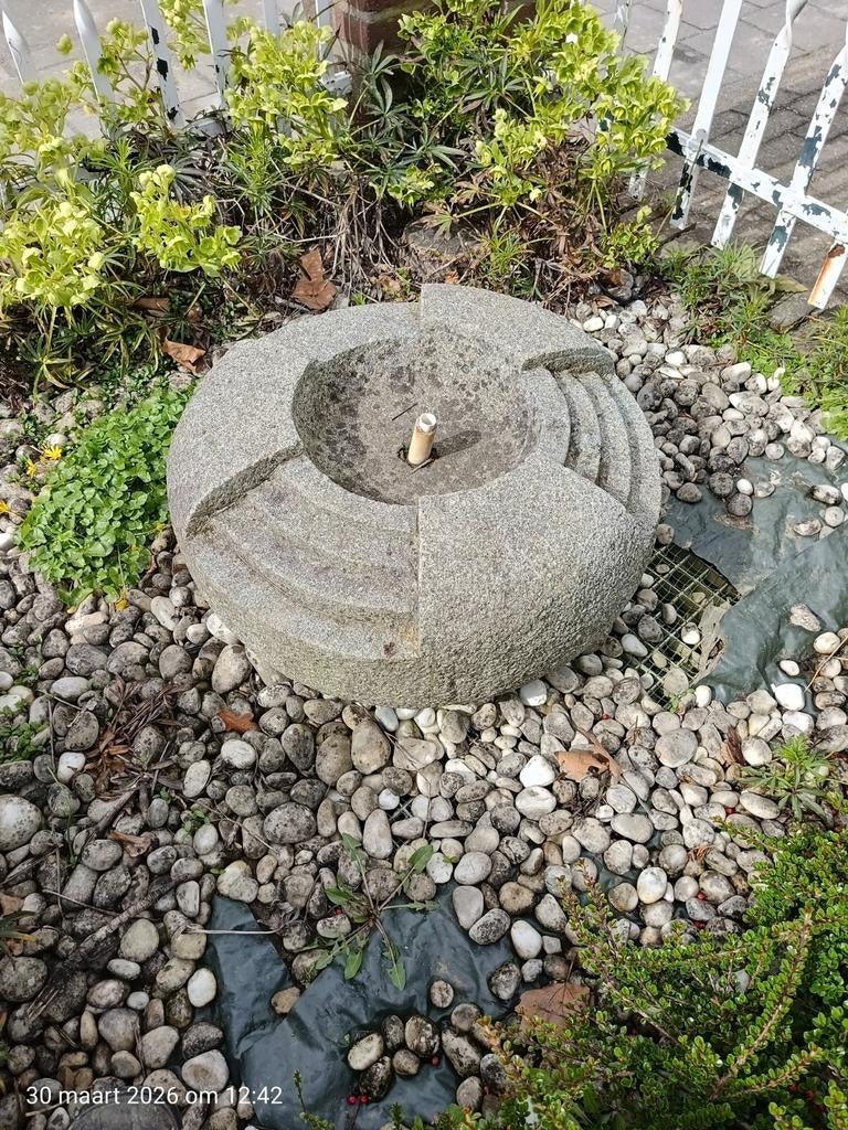 Stenen Tuinfontein - Waterornament, Tuin en Terras, Waterpartijen en Fonteinen, Ophalen, Beton, Waterornament