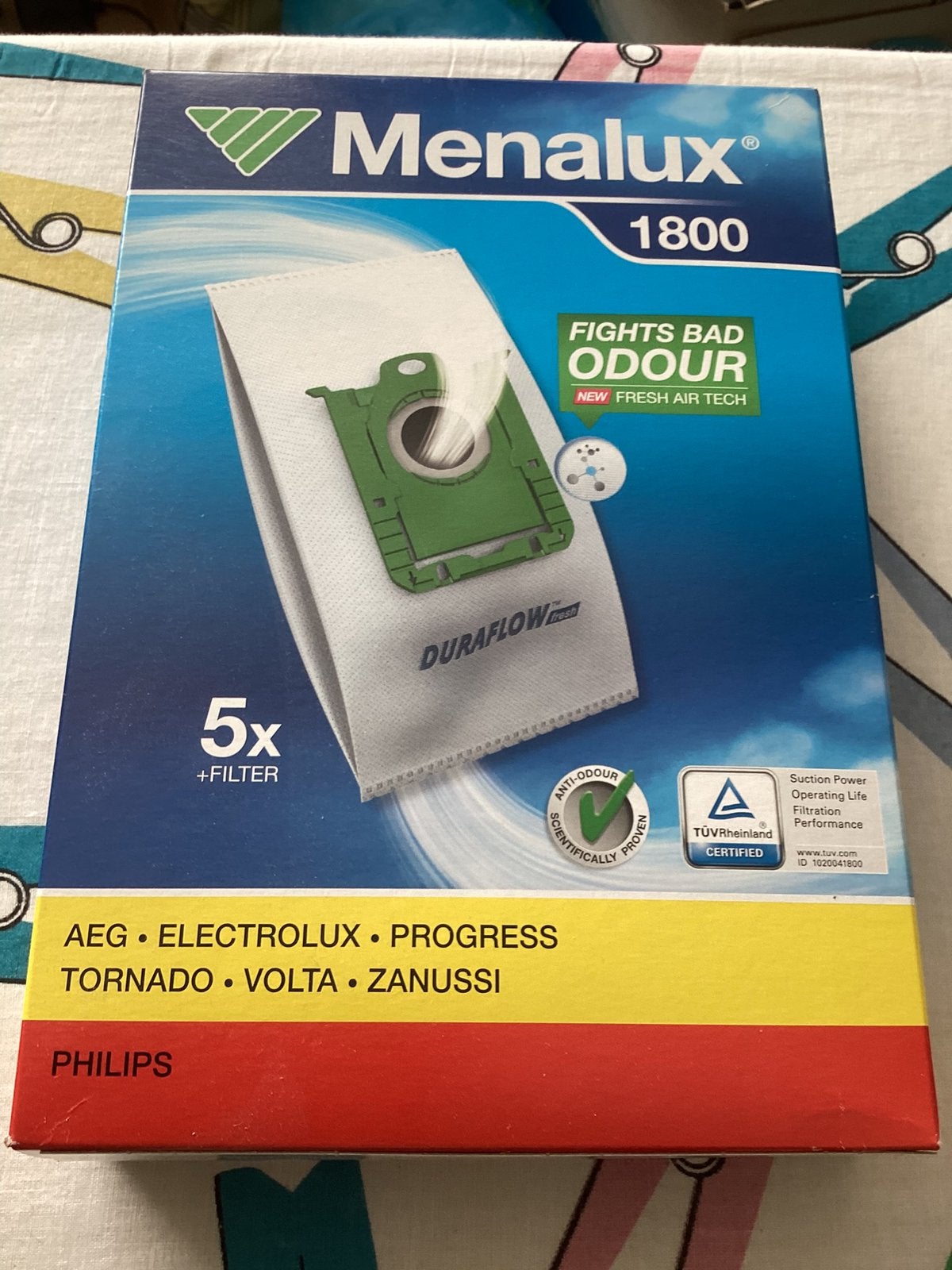 MEGALUX 1800 STOFZUIGERZAKKEN 5 STUKS MET FILTER, Ophalen of Verzenden, Nieuw
