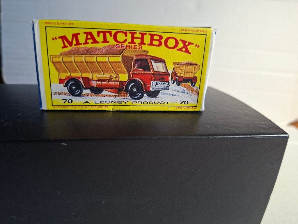 Matchbox Lesney # 70 B empty box Ford grid spreader, Verzenden, Gebruikt, Bus of Vrachtwagen