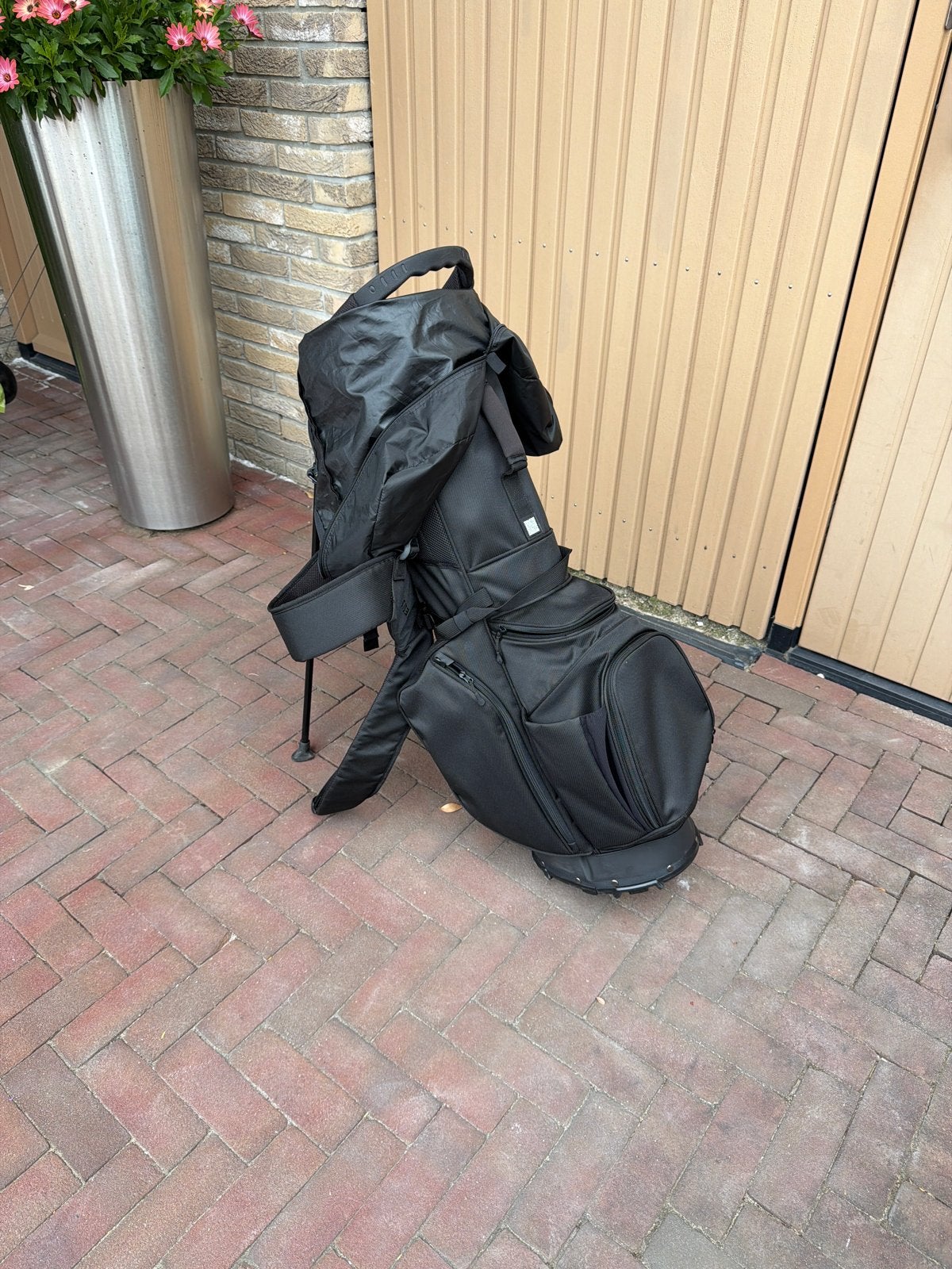 Mooie golftas met standaard en koelvak, ook als rugzak, Ophalen, Gebruikt, Tas, Overige merken
