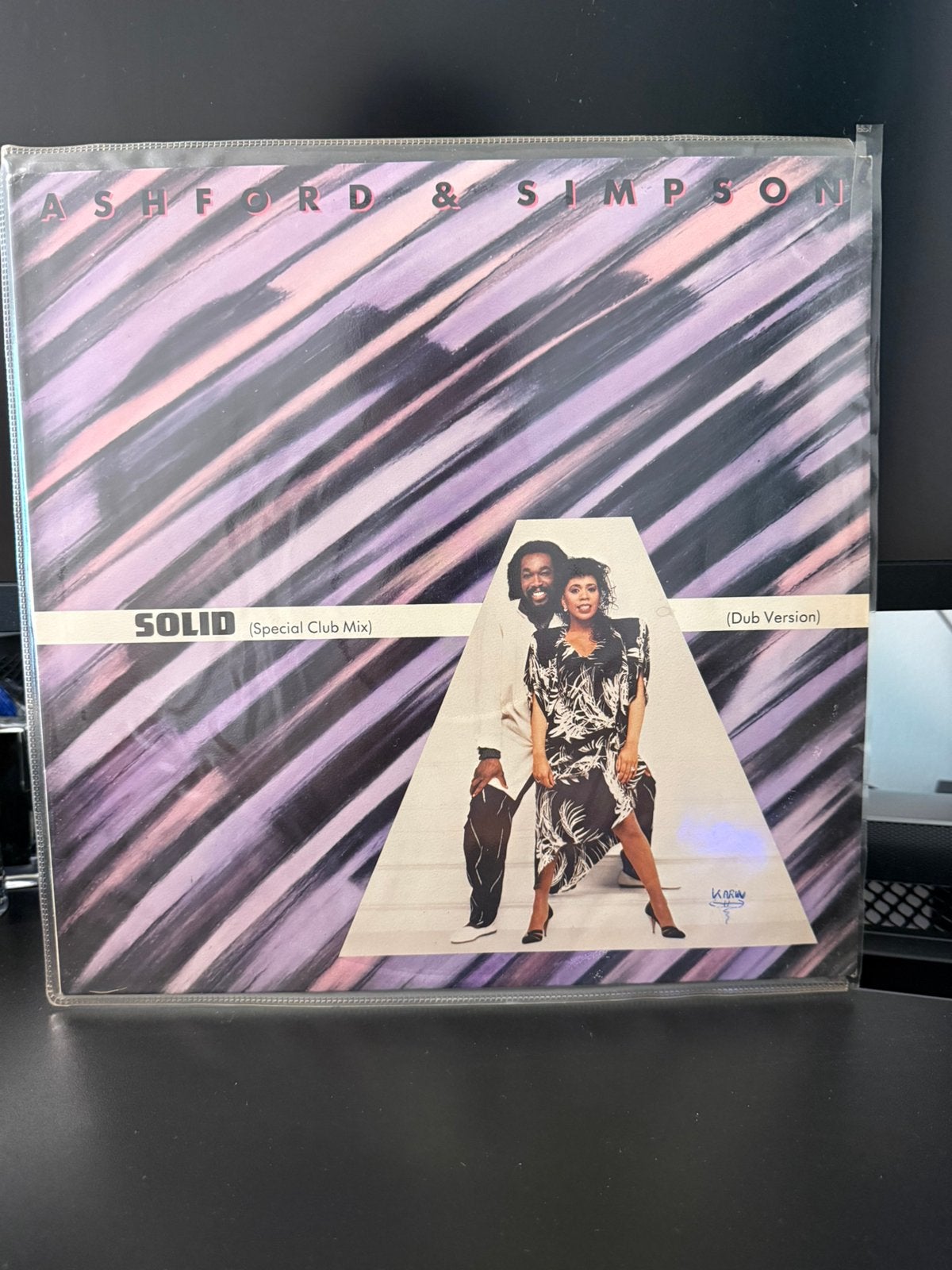 Ashford & Simpson - Solid (Special Club Mix) LP, Ophalen, Zo goed als nieuw