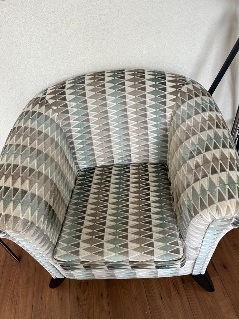 Fauteuils  Velvet 2 stuks te koop, Ophalen, Overige materialen, Gebruikt, Eenpersoons