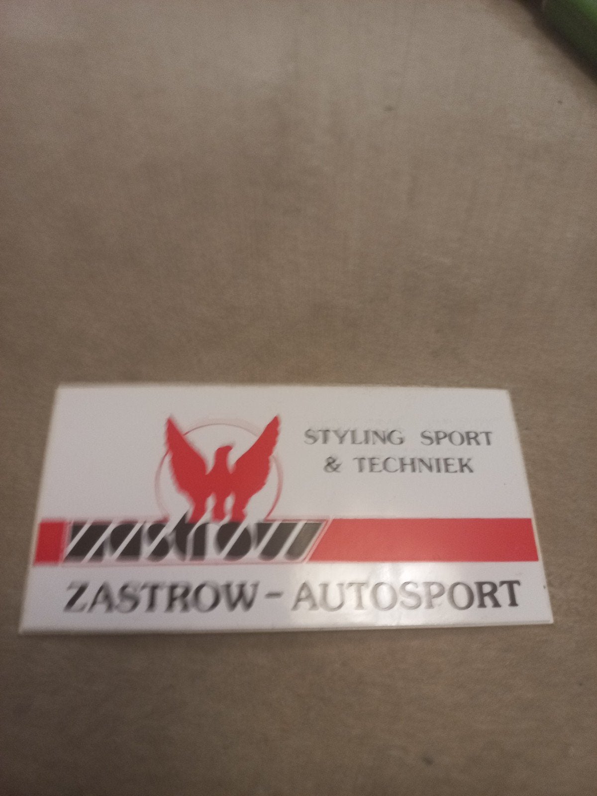 Zastrow Autosport sticker - Styling Sport & Techniek, Ophalen of Verzenden