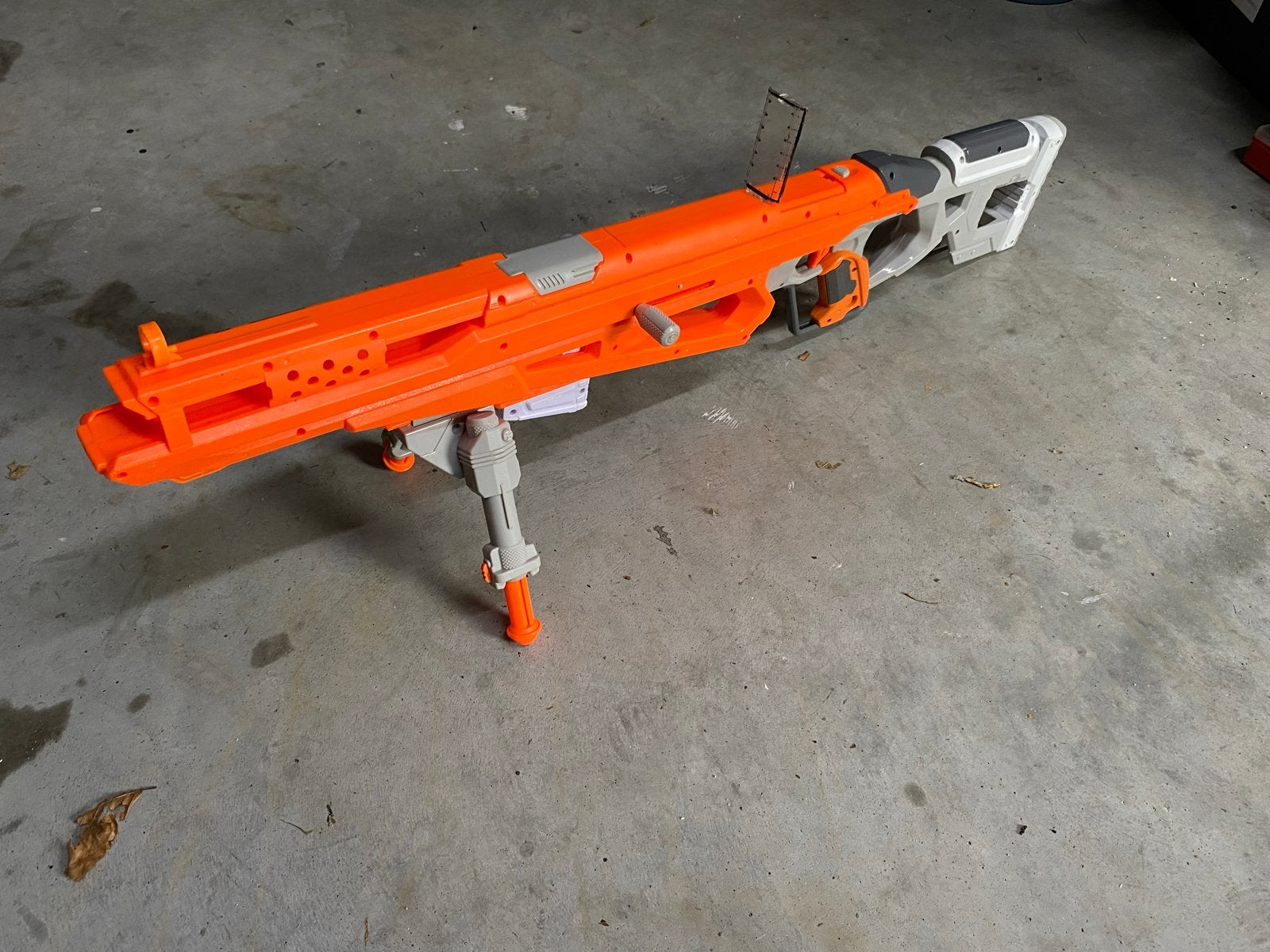 Nerf Sniper Blaster - Oranje en Grijs, Ophalen of Verzenden, Gebruikt, Jongen of Meisje