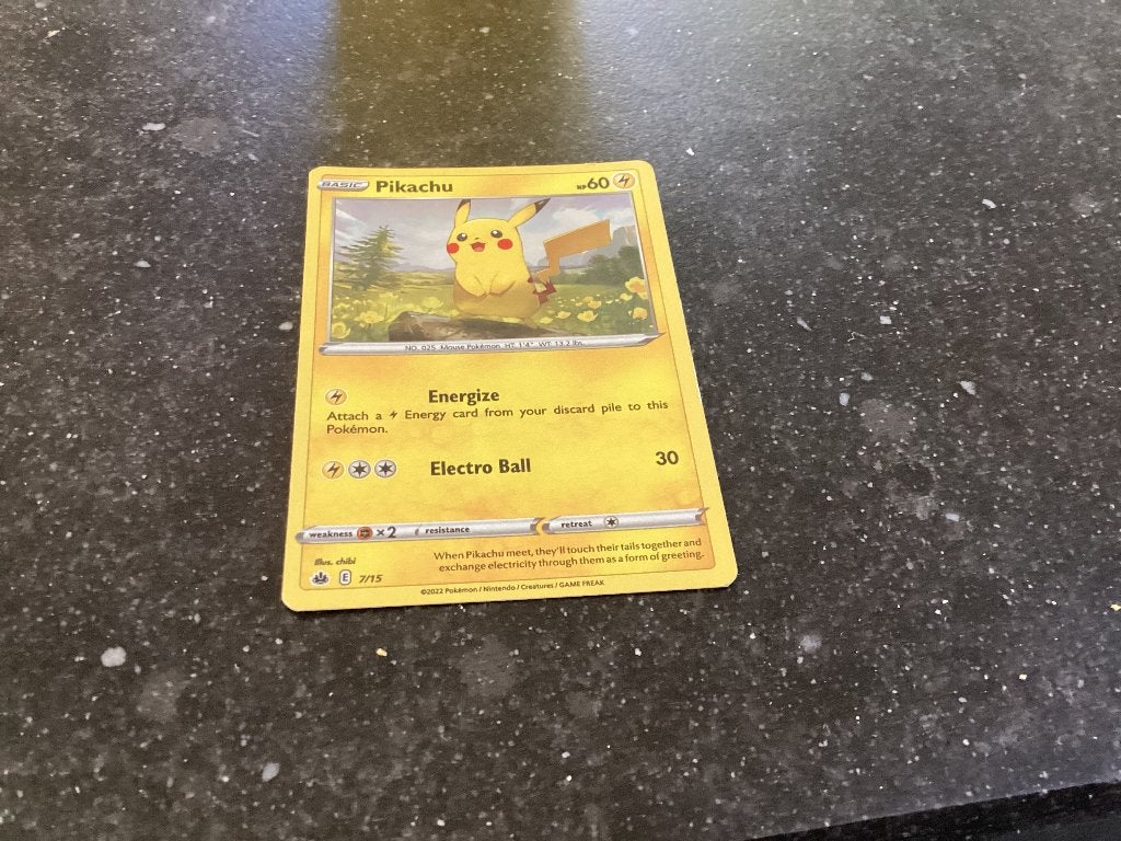 Pokemon kaart pikachu, Ophalen of Verzenden, Nieuw, Losse kaart