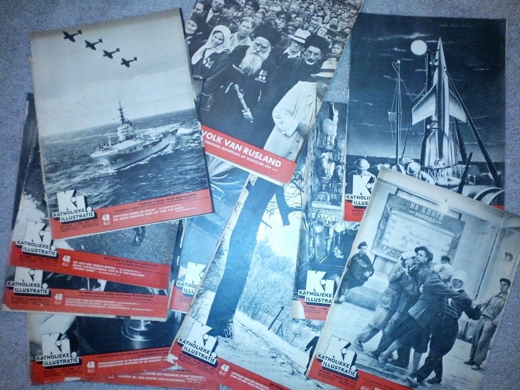 Veel Katholieke Illustratie 1948-1968 reclame + advertenties, Ophalen of Verzenden, Gelezen, Glossy