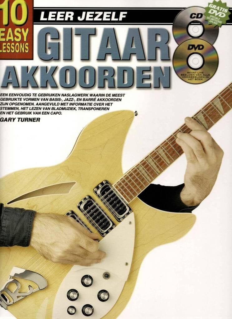 Leer jezelf gitaar akkoorden, Gitaar, Les of Cursus, Nieuw, Ophalen of Verzenden