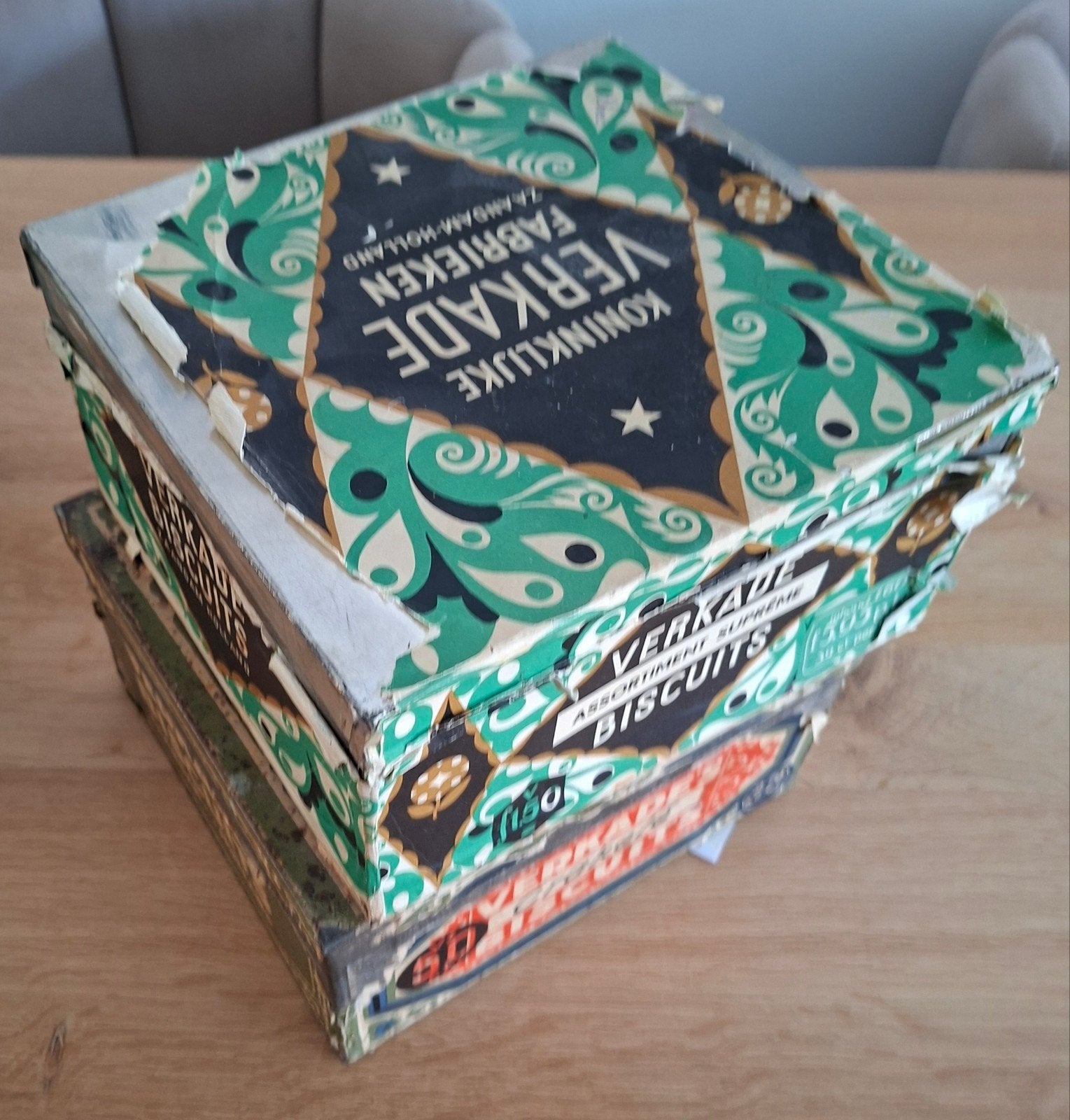 Verkade blikken  tekoop, Verzamelen, Ophalen of Verzenden, Gebruikt, Verkade