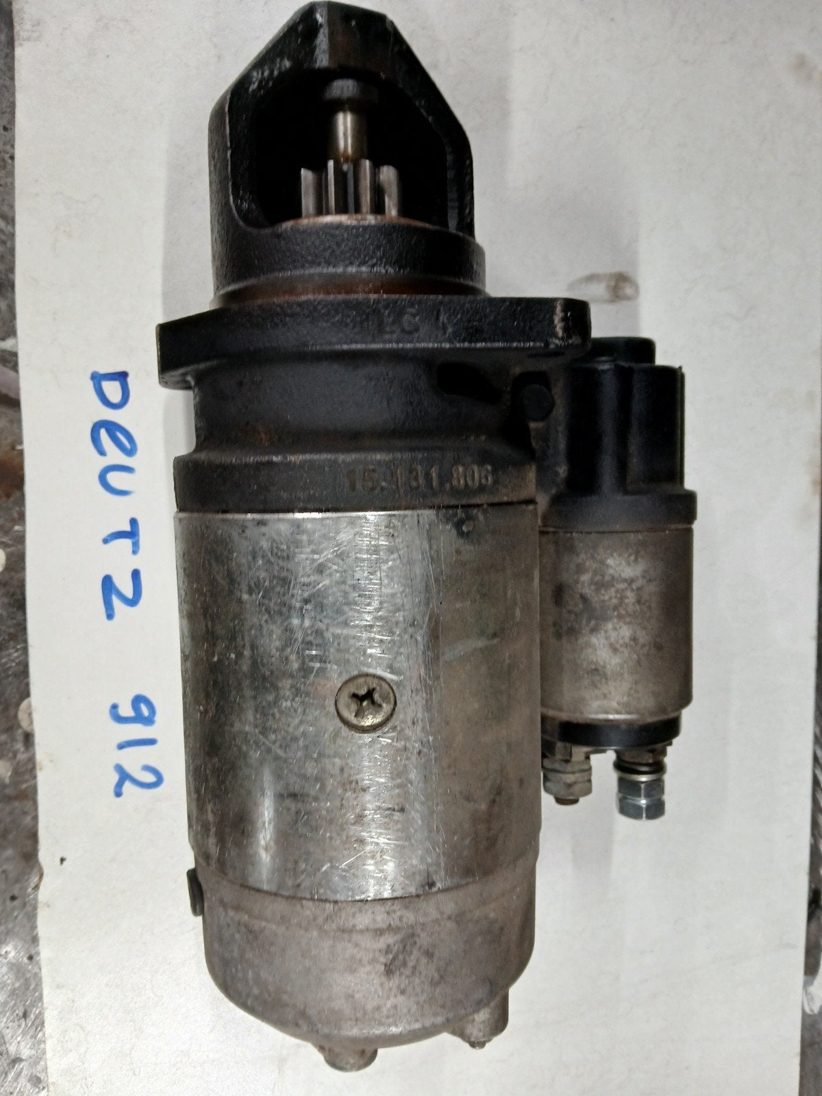 startmotor deutz 912, Ophalen, Gebruikt