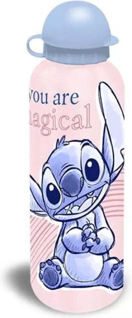 Stitch Bidon Magical - Aluminium - Disney, Ophalen of Verzenden, Nieuw