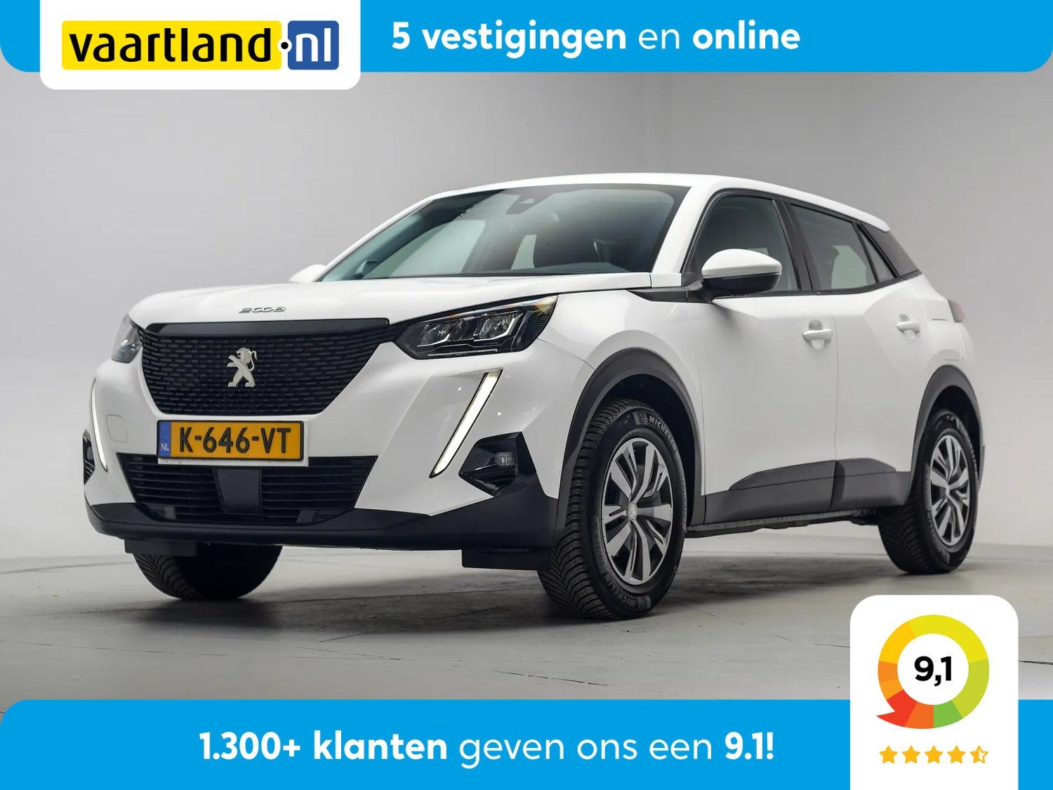 Peugeot 2008 1.2 PureTech Active Pack [ Navigatie Apple /And, Auto's, Dealer onderhouden, 101 pk, Gebruikt, 1199 cc