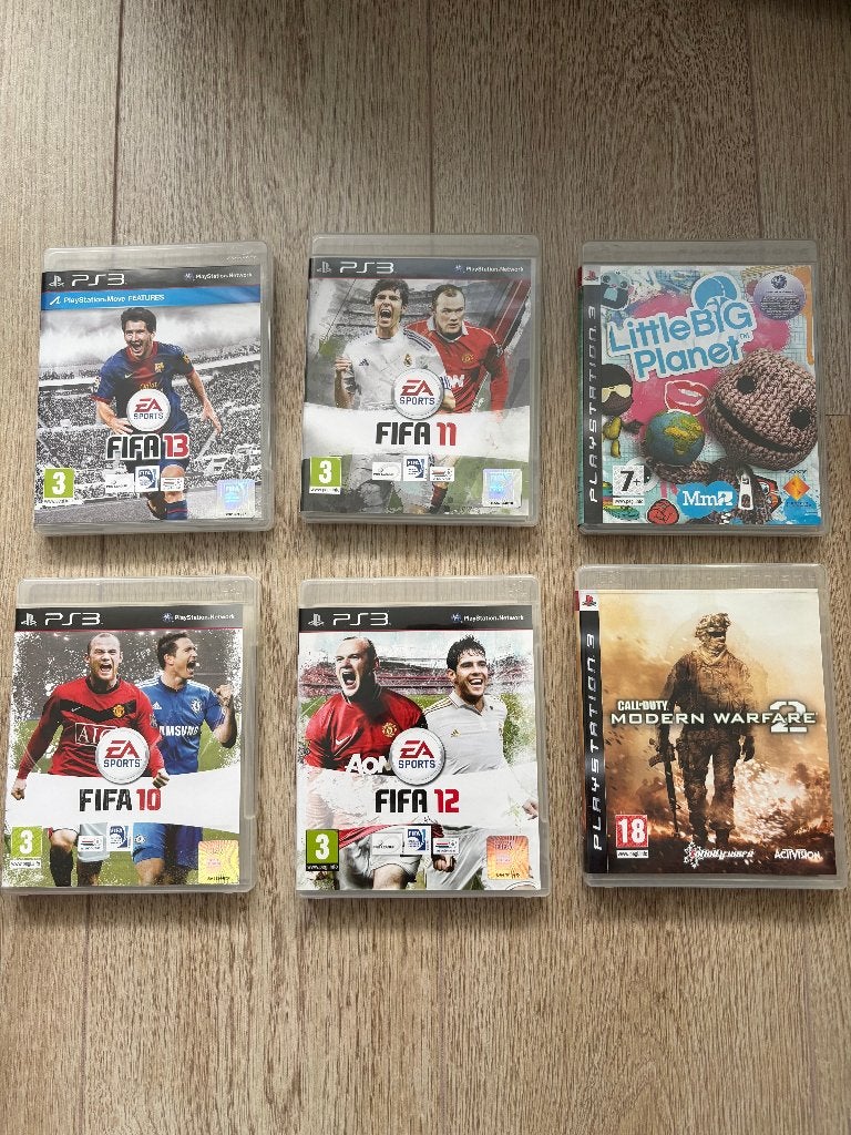 6x PS3 Games - Call of Duty Modern Warfare 2, Vanaf 18 jaar, Shooter, Ophalen of Verzenden, Zo goed als nieuw
