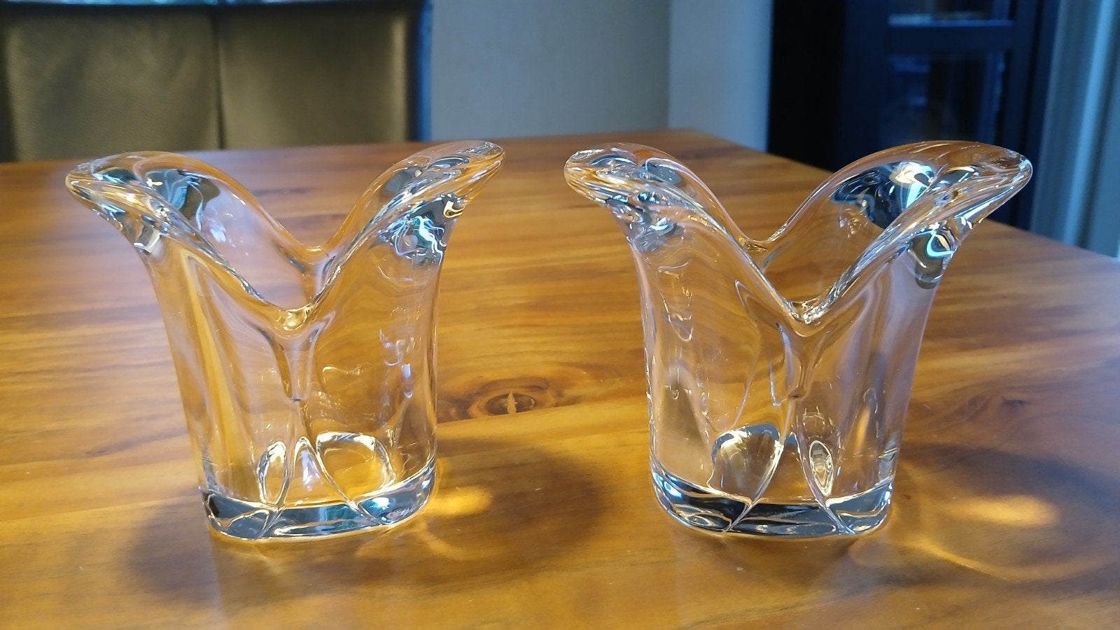 Royal Copenhagen "Lotus" Kristallen Vaas - Torben Jørgensen, Antiek en Kunst, Antiek | Glas en Kristal, Ophalen of Verzenden