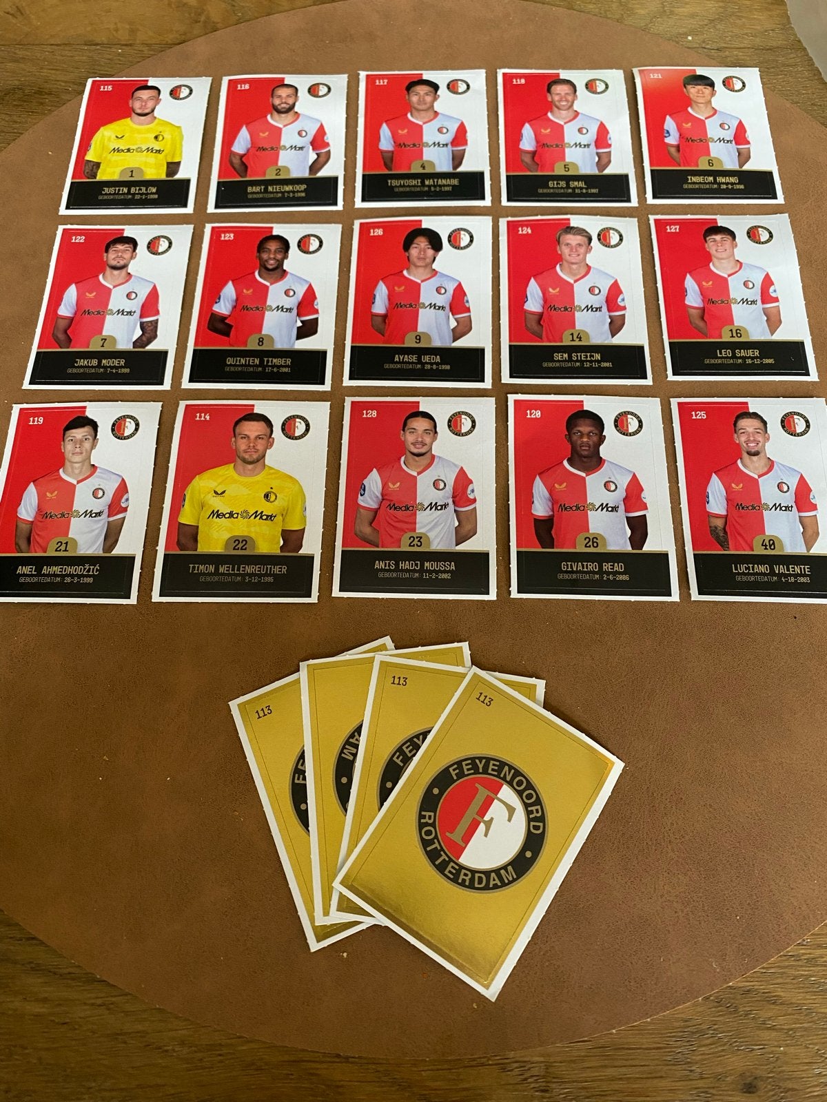 Feyenoord Voetbalplaatjes collectie, Ophalen, Gebruikt, Stickers en Plaatjes
