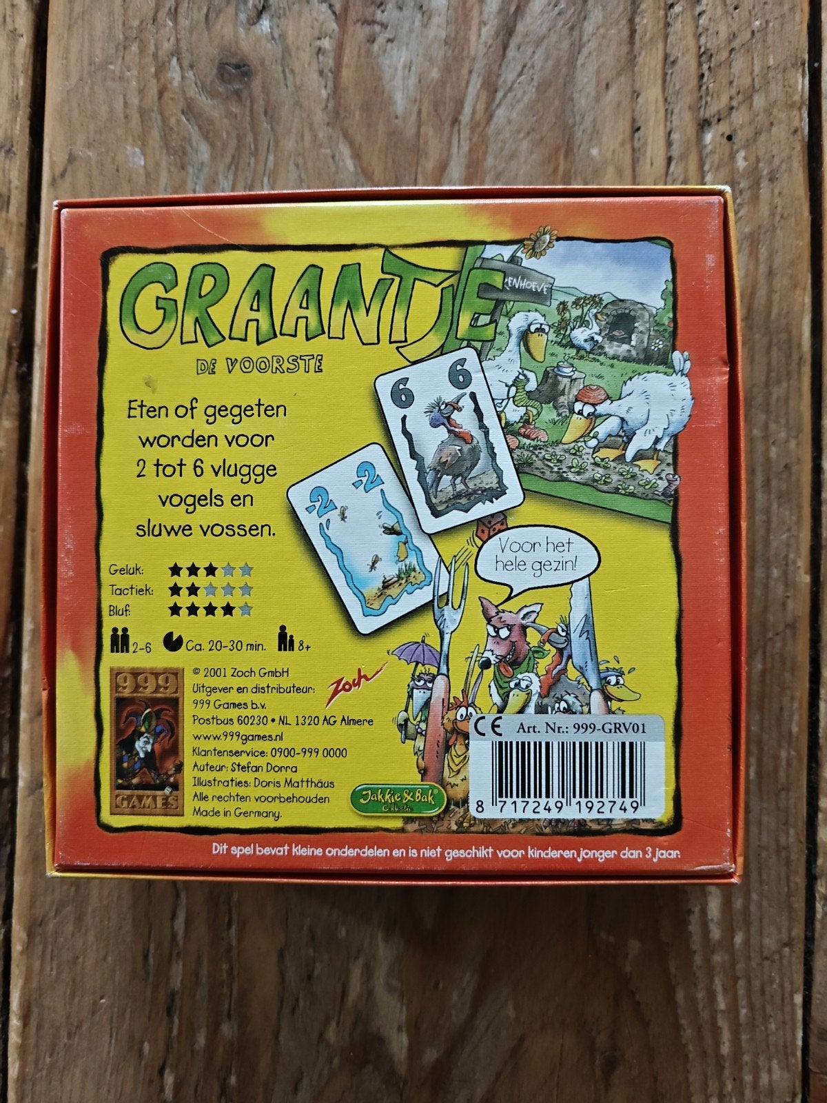 Graantje de voorste., 999 Games., 999 Games., Nieuw, Ophalen of Verzenden
