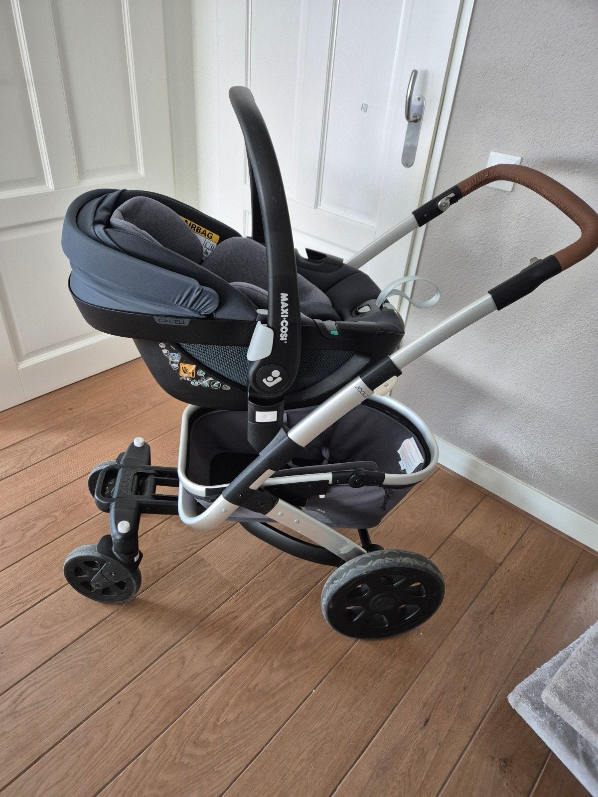 Joolz Geo 2 wagen met Maxi-Cosi Pebble 360 en accessoires, Gebruikt, Combiwagen, Met reiswieg, Ophalen