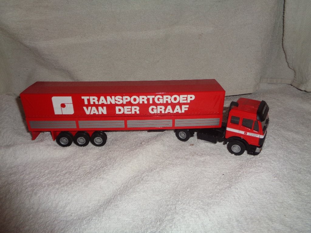 Lion car Mercedes transportgroep van der Graaf, Ophalen of Verzenden, Zo goed als nieuw, Bus of Vrachtwagen, Lion Toys