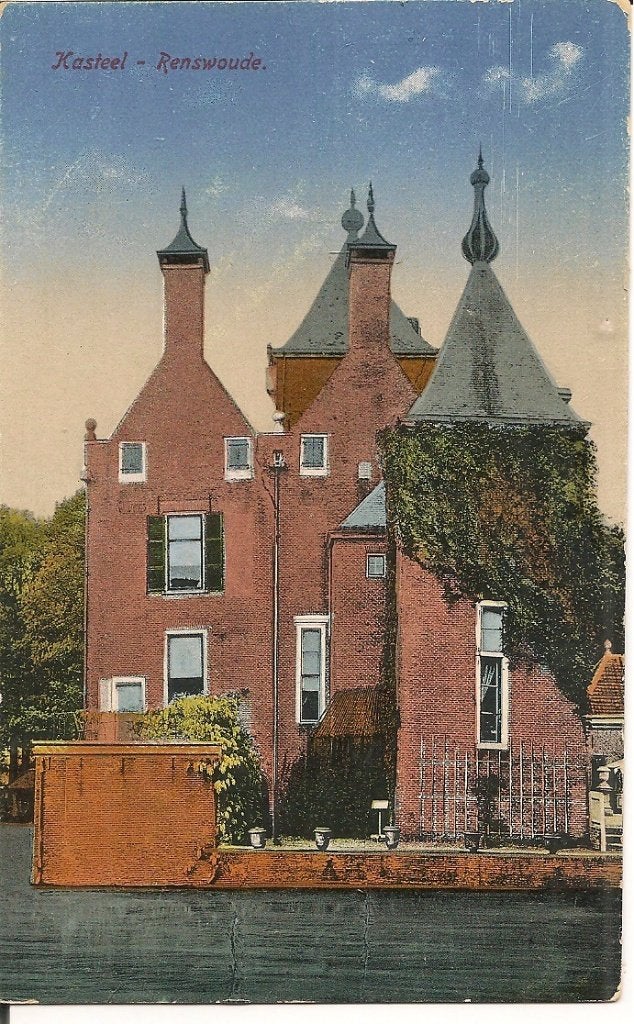 Oude Ansichtkaart Kasteel Renswoude - Utrecht, Ophalen of Verzenden, 1920 tot 1940, Ongelopen, Utrecht