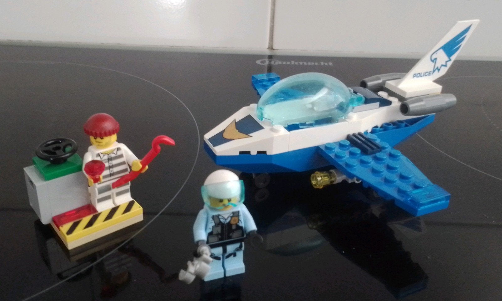 LEGO CITY 60206 LUCHT POLITIE Vliegtuigpatrouille, Inclusief minifiguren, Lego, Ophalen of Verzenden, Complete set