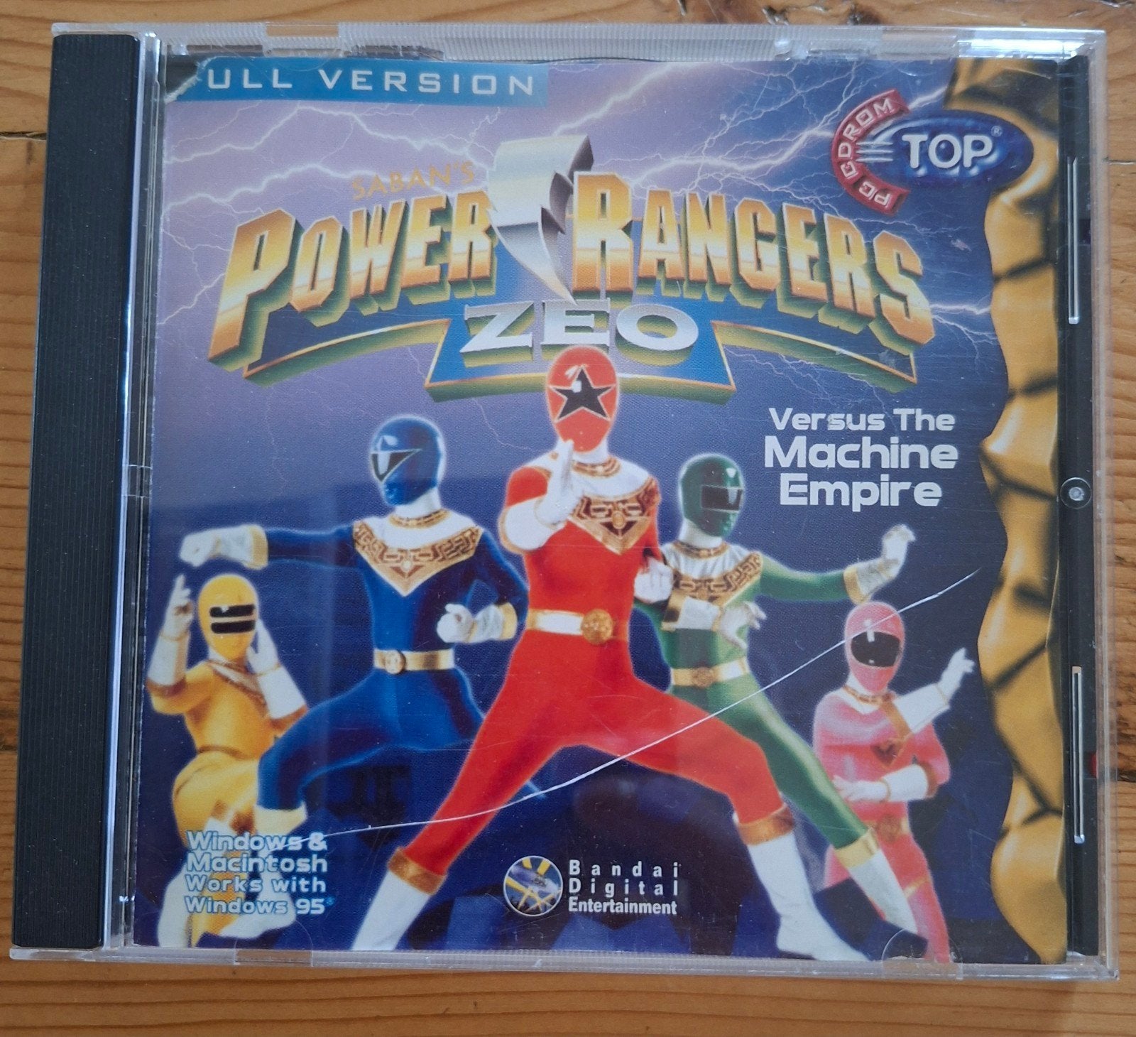PC CD ROM the power rangers nostalgie, Ophalen of Verzenden, Zo goed als nieuw, Overige typen