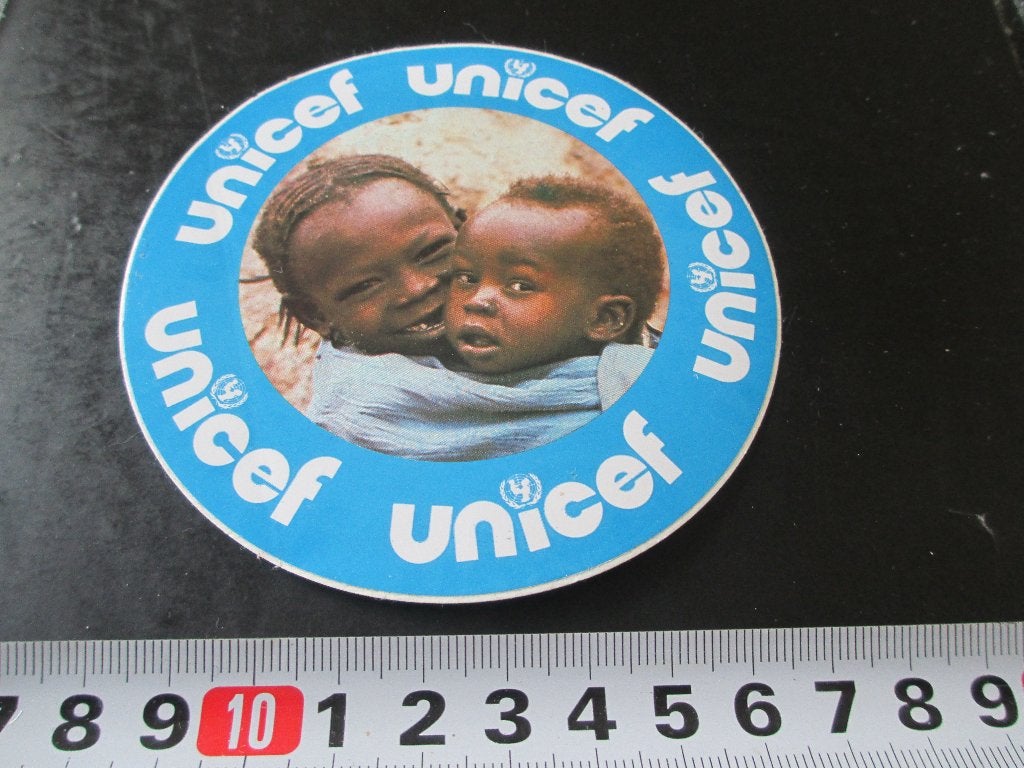 sticker 183 UNICEF *, Verzamelen, Ophalen, Zo goed als nieuw