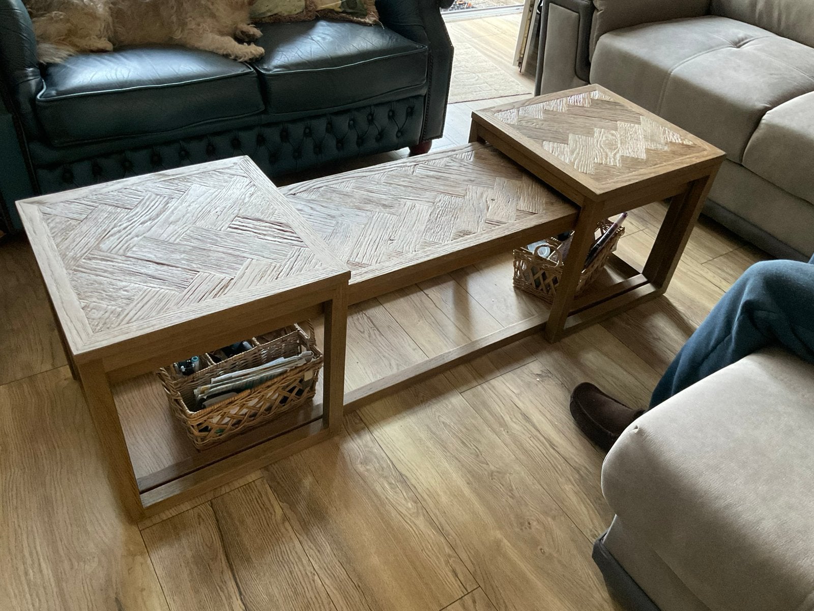 Salontafel, Huis en Inrichting, 75 cm of meer, Rechthoekig, Ophalen, 45 tot 60 cm