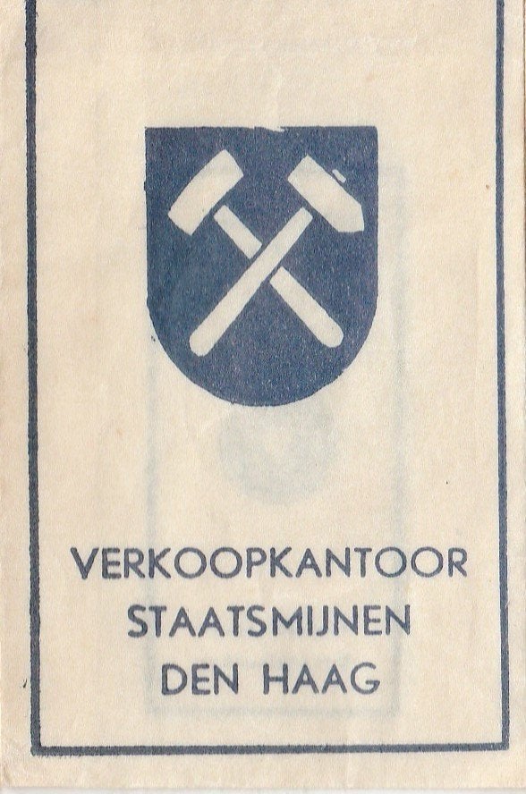 verkoopkantoor Staatsmijnen Den Haag - hamer en moker, Ophalen of Verzenden