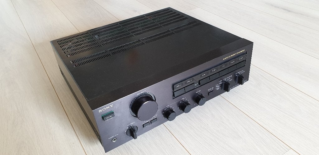 Sony TA-F555 es-II versterker, ampliflier, Ophalen, Gebruikt, Sony, 120 watt of meer