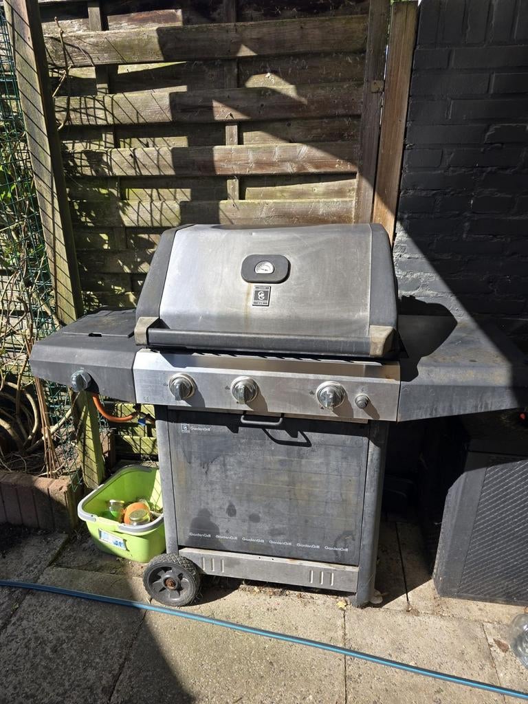 Garden Grill Gasbarbecue met gasfles, Ophalen, Gebruikt