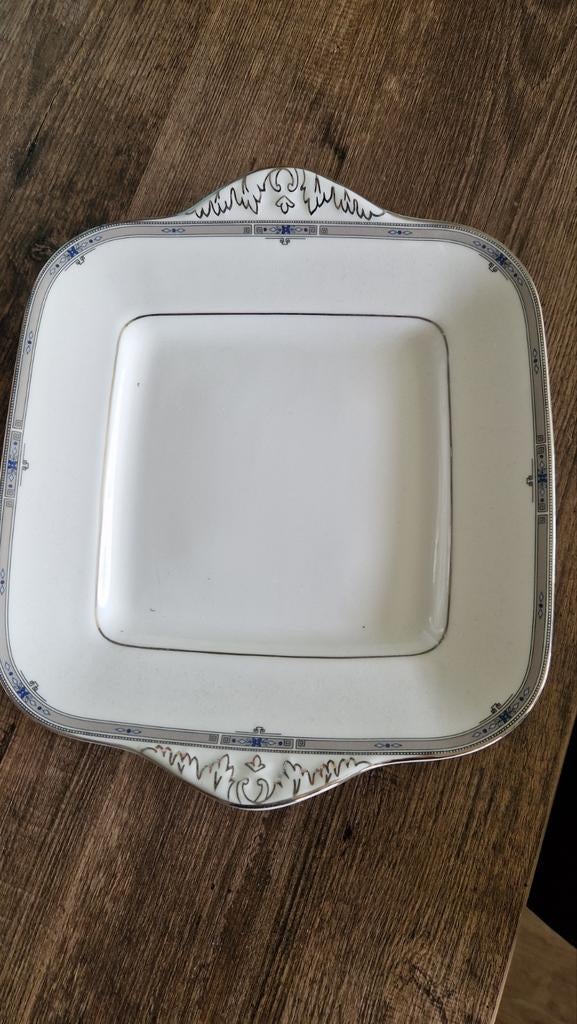 Wedgwood Amherst vierkante Serveerschaal - Bone China, Ophalen of Verzenden