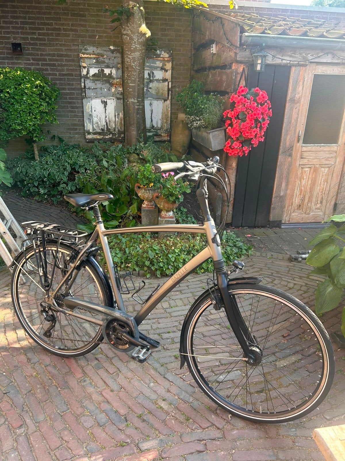 Gazelle Chamonix T30 Herenfiets - Zo goed als nieuw, Fietsen en Brommers, Fietsen | Heren | Herenfietsen, Ophalen, Velgrem, Versnellingen
