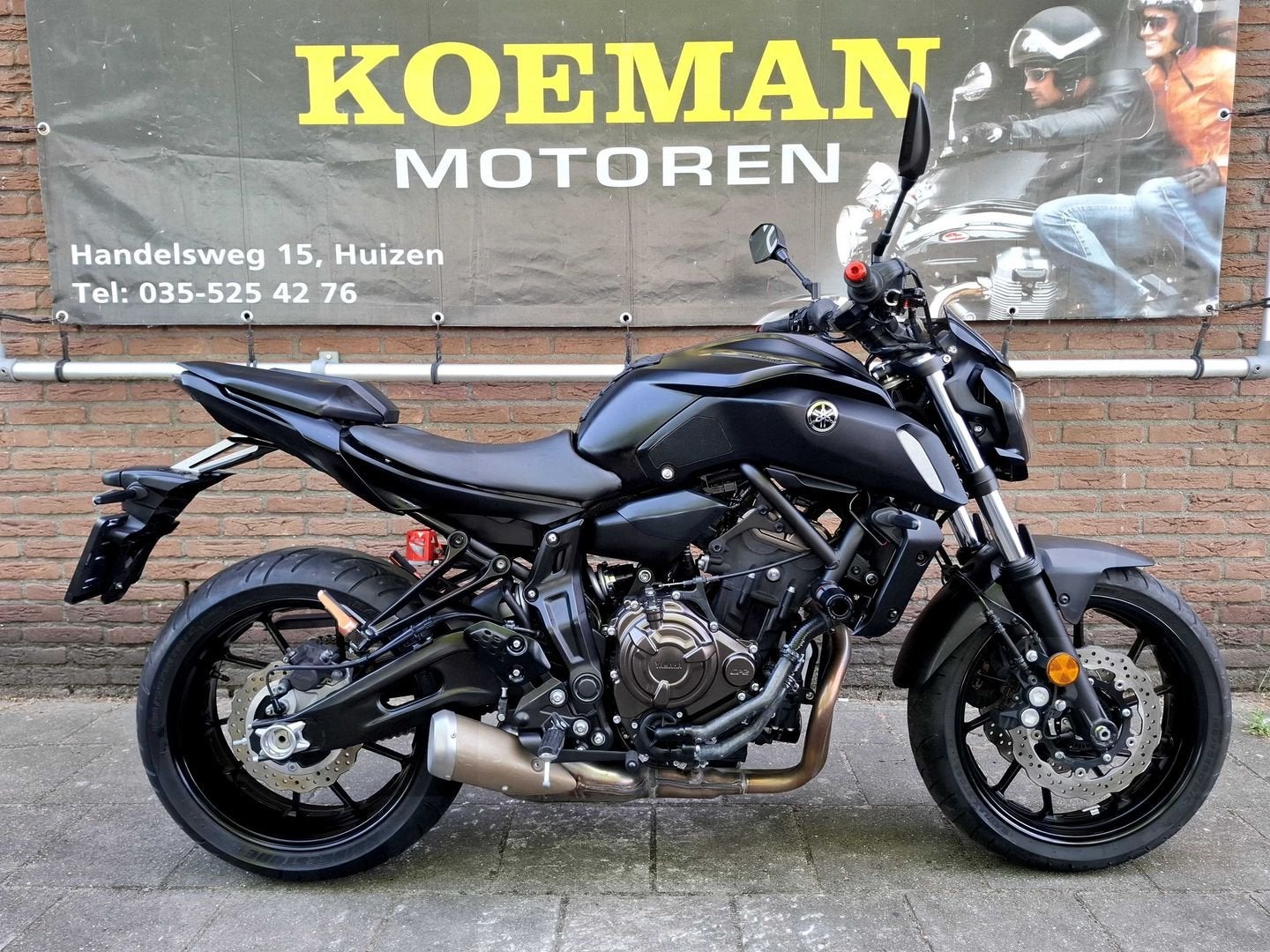YAMAHA MT 07 ABS (bj 2019) MT07 11280 KM garantie met extra, 2 cilinders, Motorrijbewijs A, Bedrijf, Onbekend