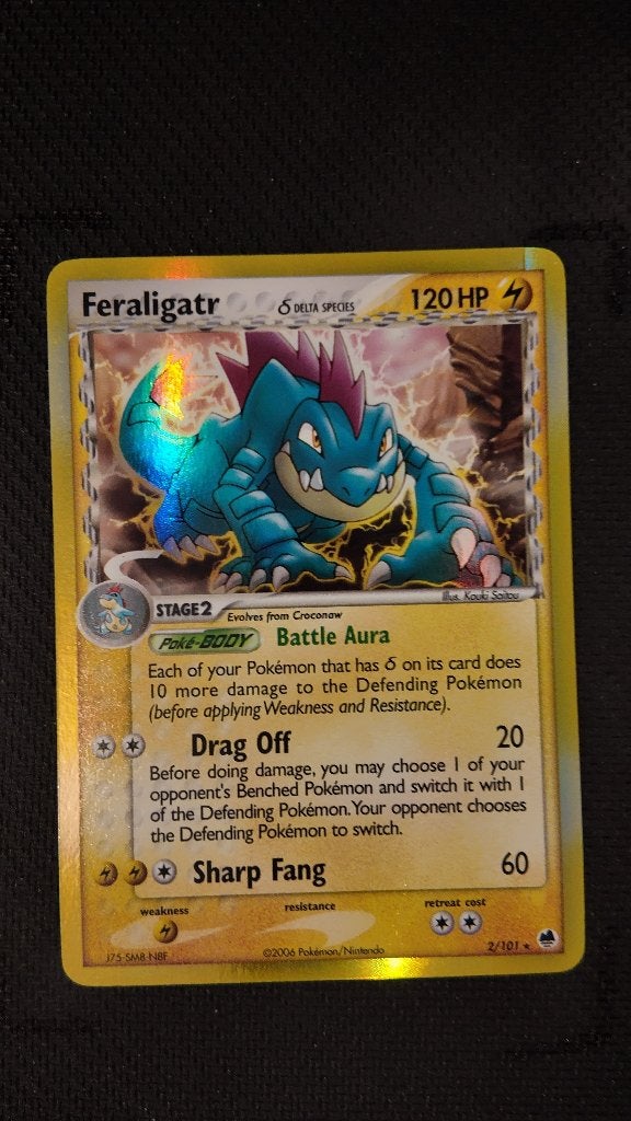 Feraligatr δ 1 2 Dragon Frontiers | Pokemon kaart, Ophalen, Zo goed als nieuw, Losse kaart, Foil