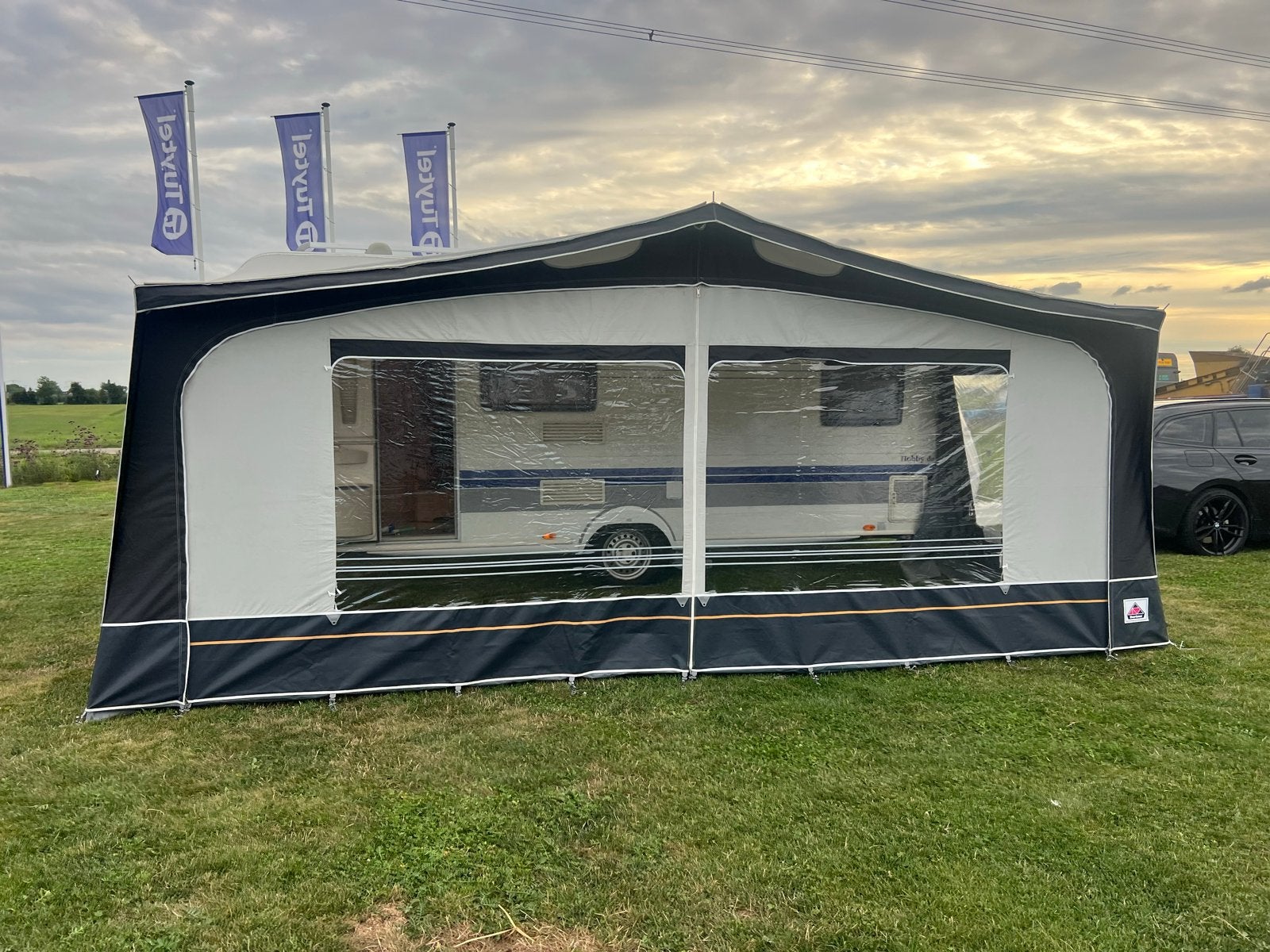Dorema voortent maat 13/SF (950-975 cm), Caravans en Kamperen, Ophalen, Gebruikt, Ten Cate All Season 240g/m2, Dorema