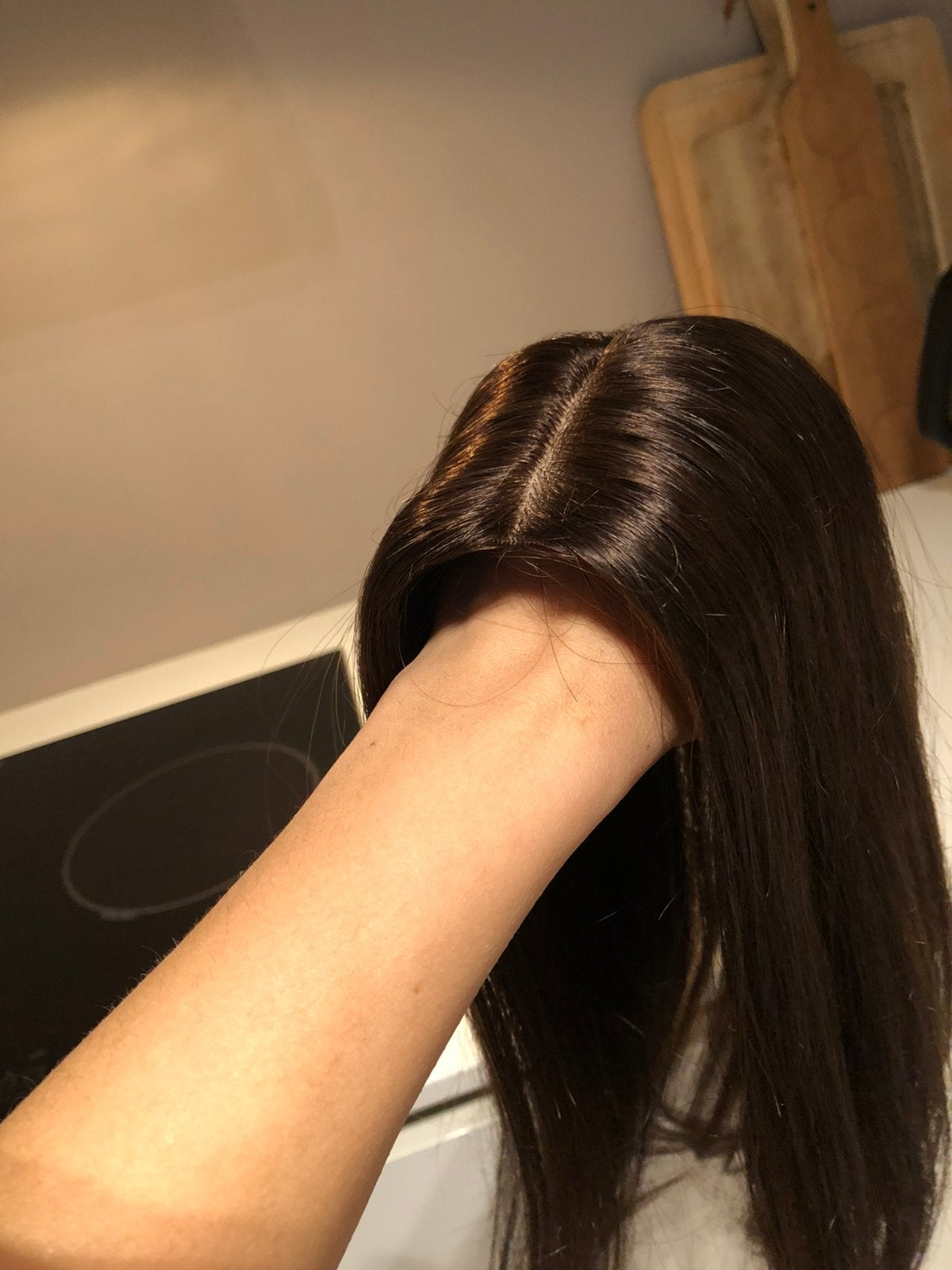 Topper pruik bruin 100% human hair, Sieraden, Tassen en Uiterlijk, Uiterlijk | Haarverzorging, Pruik of Haarverlenging, Nieuw