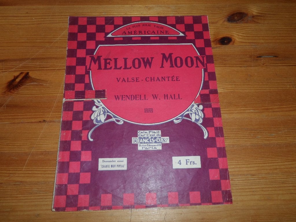 Mellow moon - wendell w. Hall, Zang, Gebruikt, Ophalen of Verzenden, Artiest of Componist