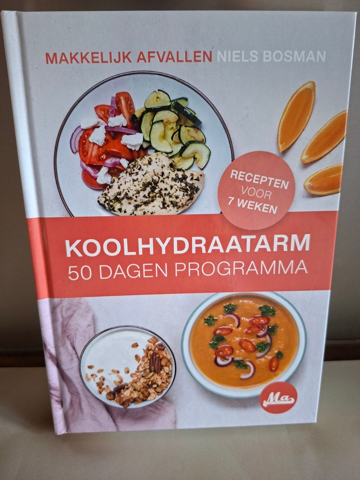 Koolhydraatarm 50 dagen programma - Makkelijk Afvallen, Dieet en Voeding, Nieuw, Ophalen of Verzenden, Niels Bosman