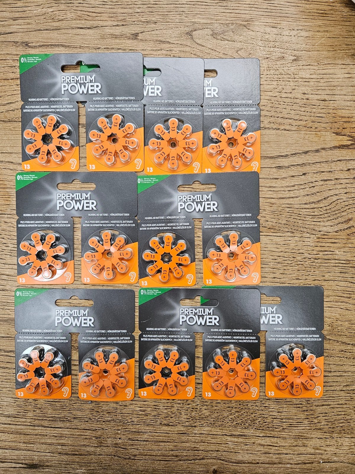 104x Hoortoestel Batterijen (MR 13) & Dry&Store Apparaat, Ophalen