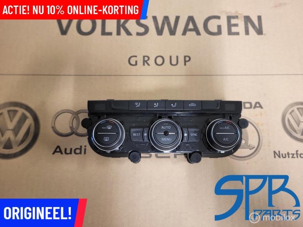 PASSAT B8 Climatronic paneel 5G0907044BF CLIMAT CONTROL UNIT, Gebruikt, Volkswagen, Ophalen of Verzenden, Volkswagen