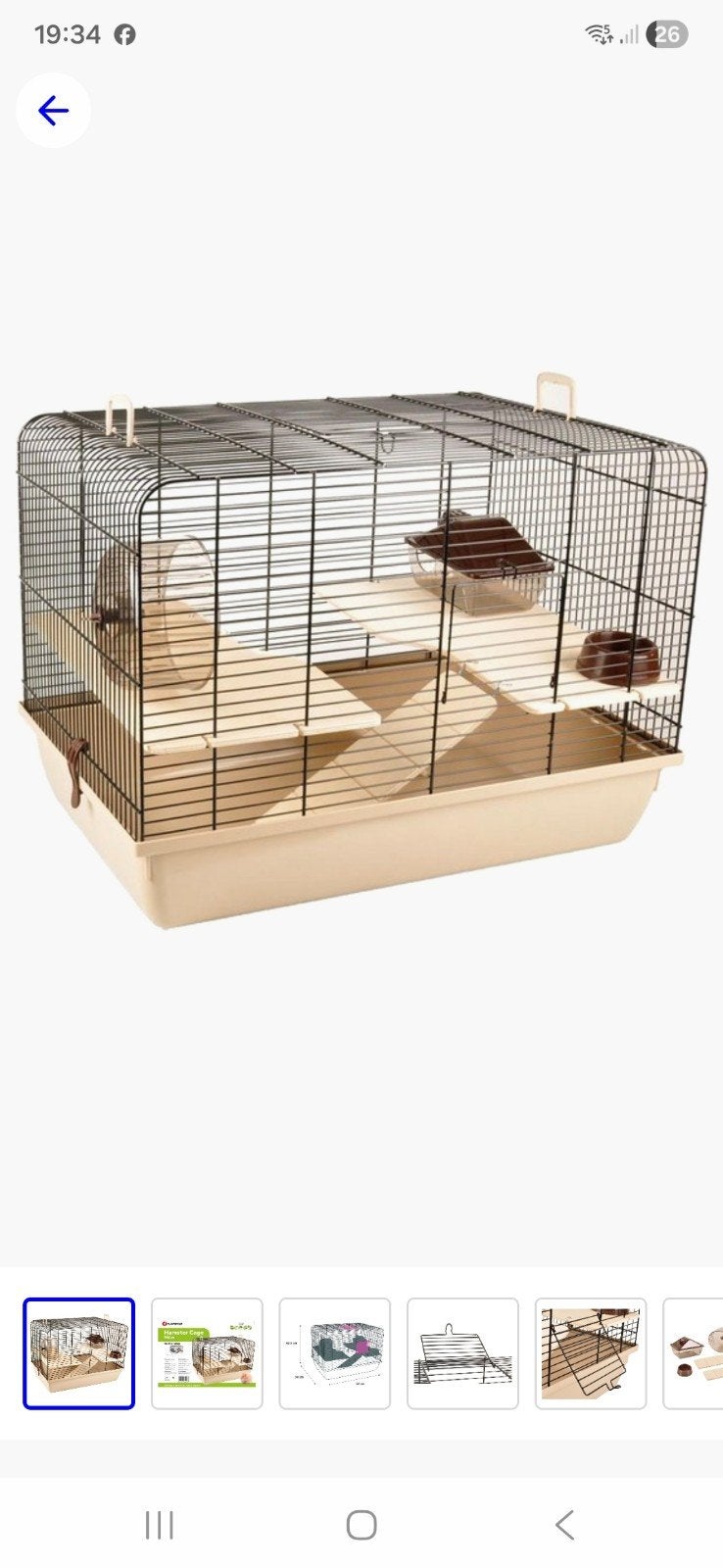 NIEUW IN DOOS - Milo Hamsterkooi met extra set buizen, Kooi, Ophalen, Minder dan 60 cm, Minder dan 75 cm