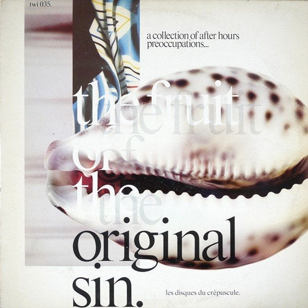 the fruit of the original sin/v/a-electronic/art/punk-2x lp, Gebruikt, Verzenden, Electronic Rock, Gatefold hoes