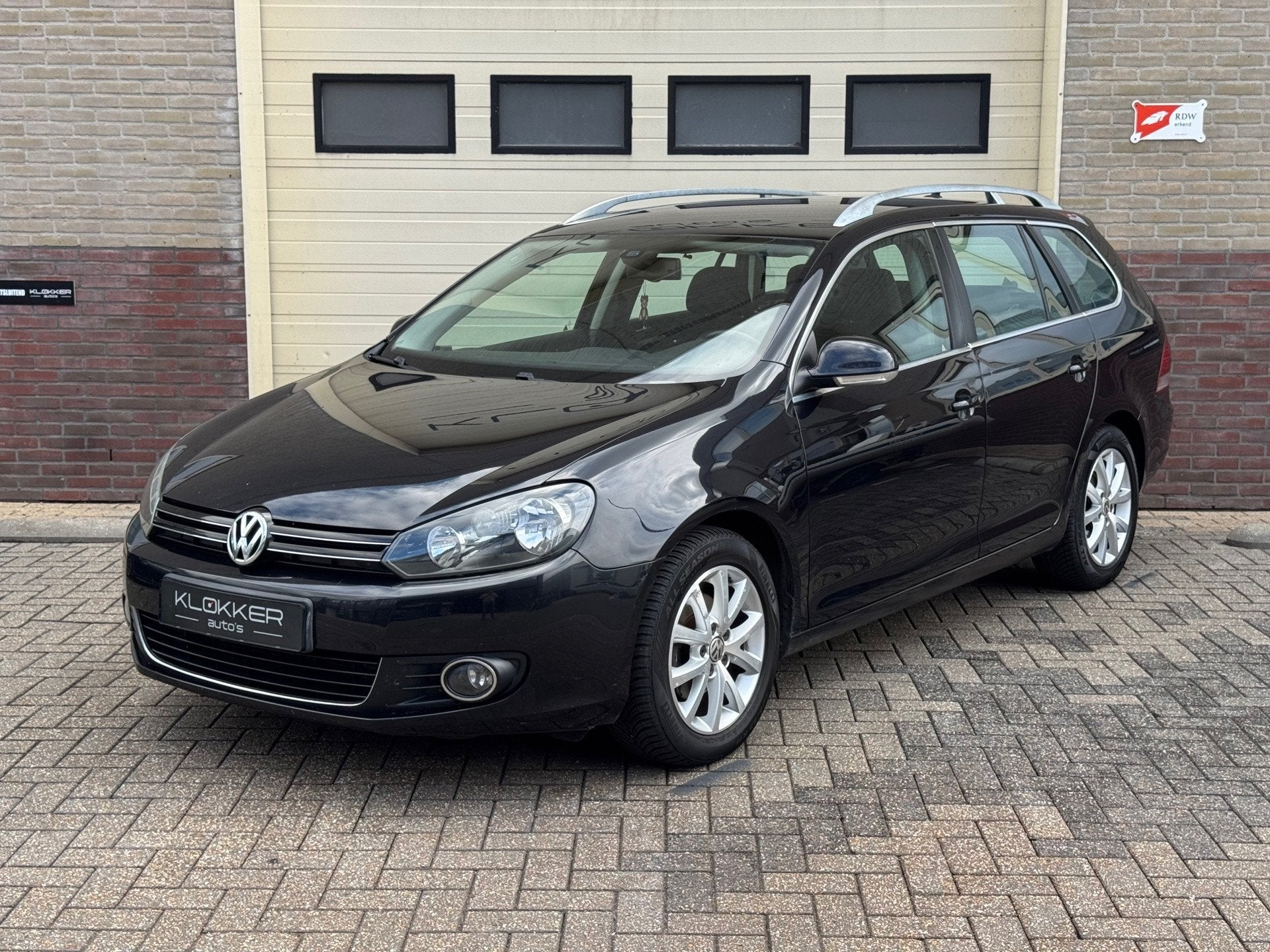 Volkswagen Golf Variant 1.6 TDI Highline BlueMotion Airco|Cl, Auto's, Voorwielaandrijving, Euro 5, Gebruikt, Zwart