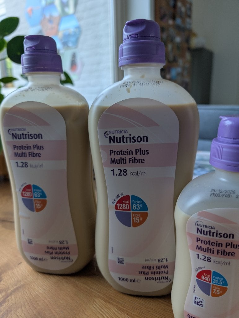 Sondevoeding Nutrison protein plus fibre, Ophalen, Nieuw