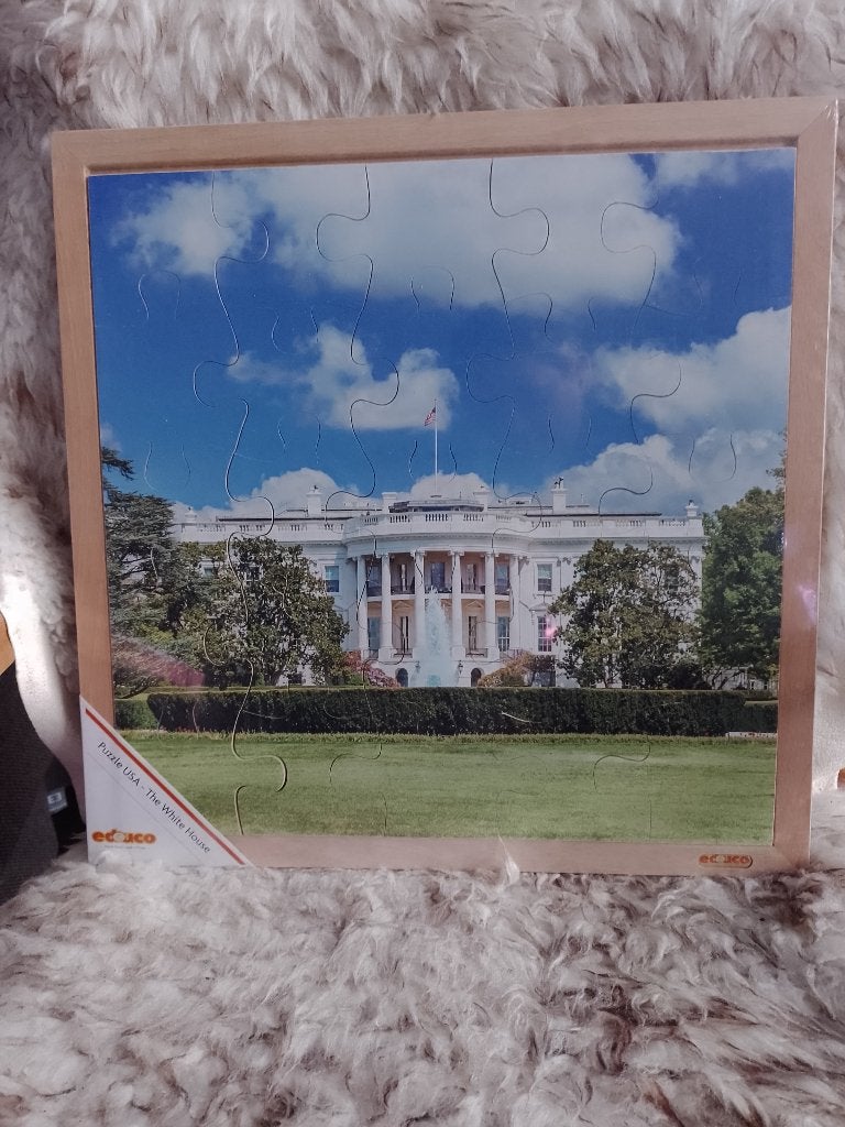 Educo Puzzel - USA Het Witte Huis, Ophalen of Verzenden, Minder dan 500 stukjes, Nieuw, Legpuzzel
