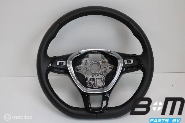 Multifunctie leder stuur + flippers VW Sportsvan 5Q0419091GF, Gebruikt