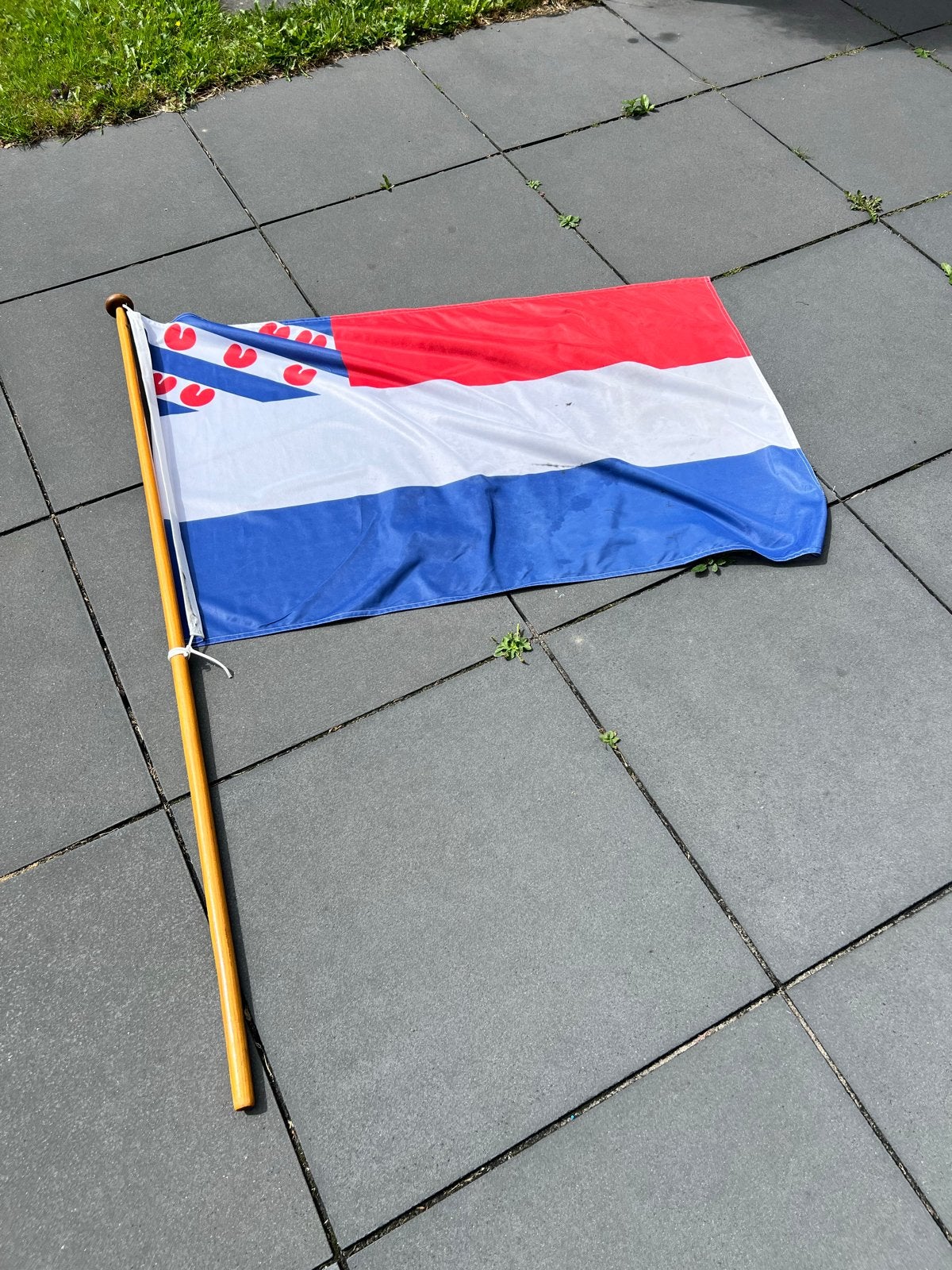 Vlaggenstok inclusief vlag, Watersport en Boten, Accessoires en Onderhoud, Ophalen of Verzenden, Gebruikt, Overige typen