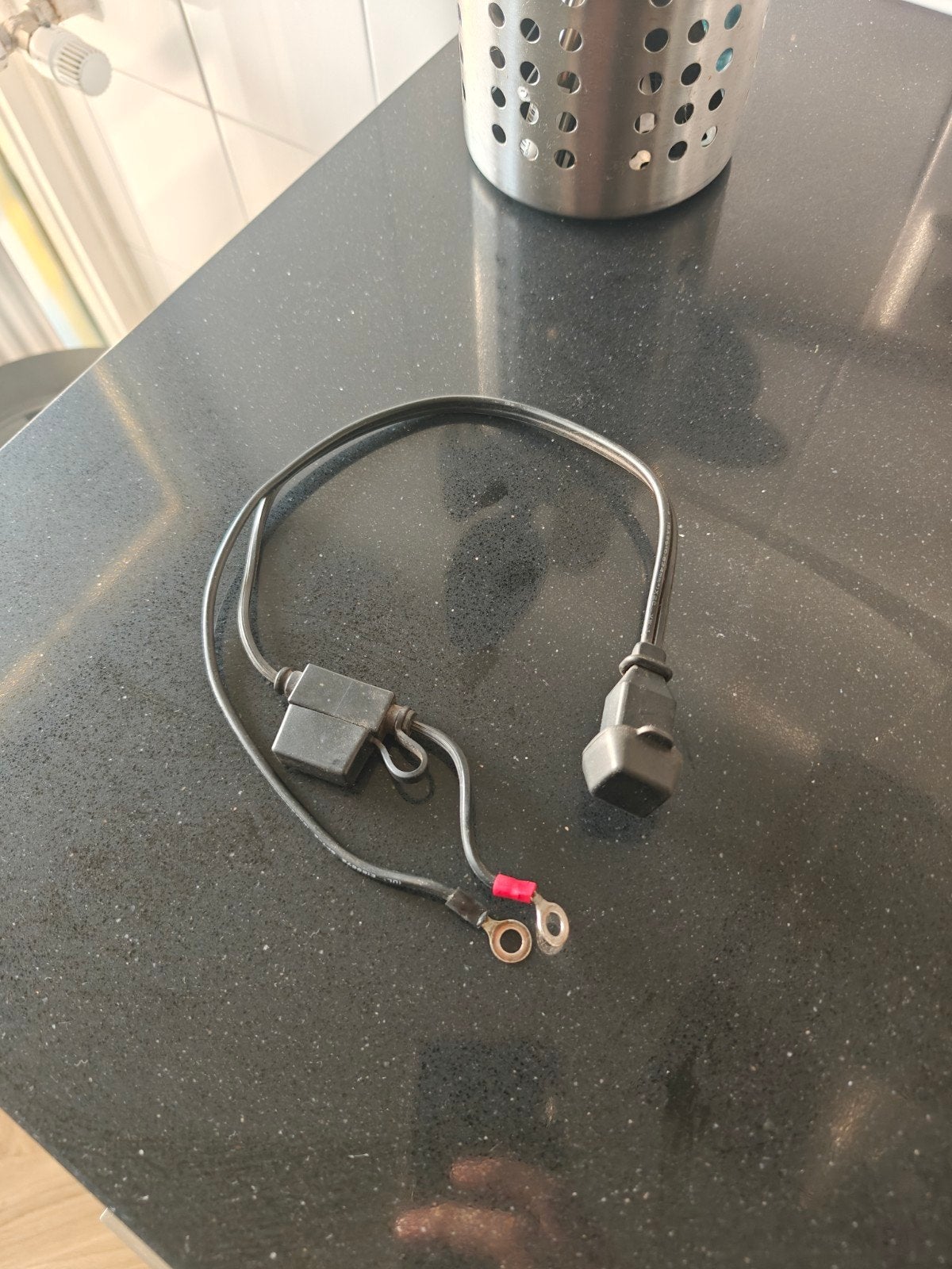 Tecmate Optimate Accu Bevestiging Kabel TM-71, Motoren, Ophalen of Verzenden, Gebruikt